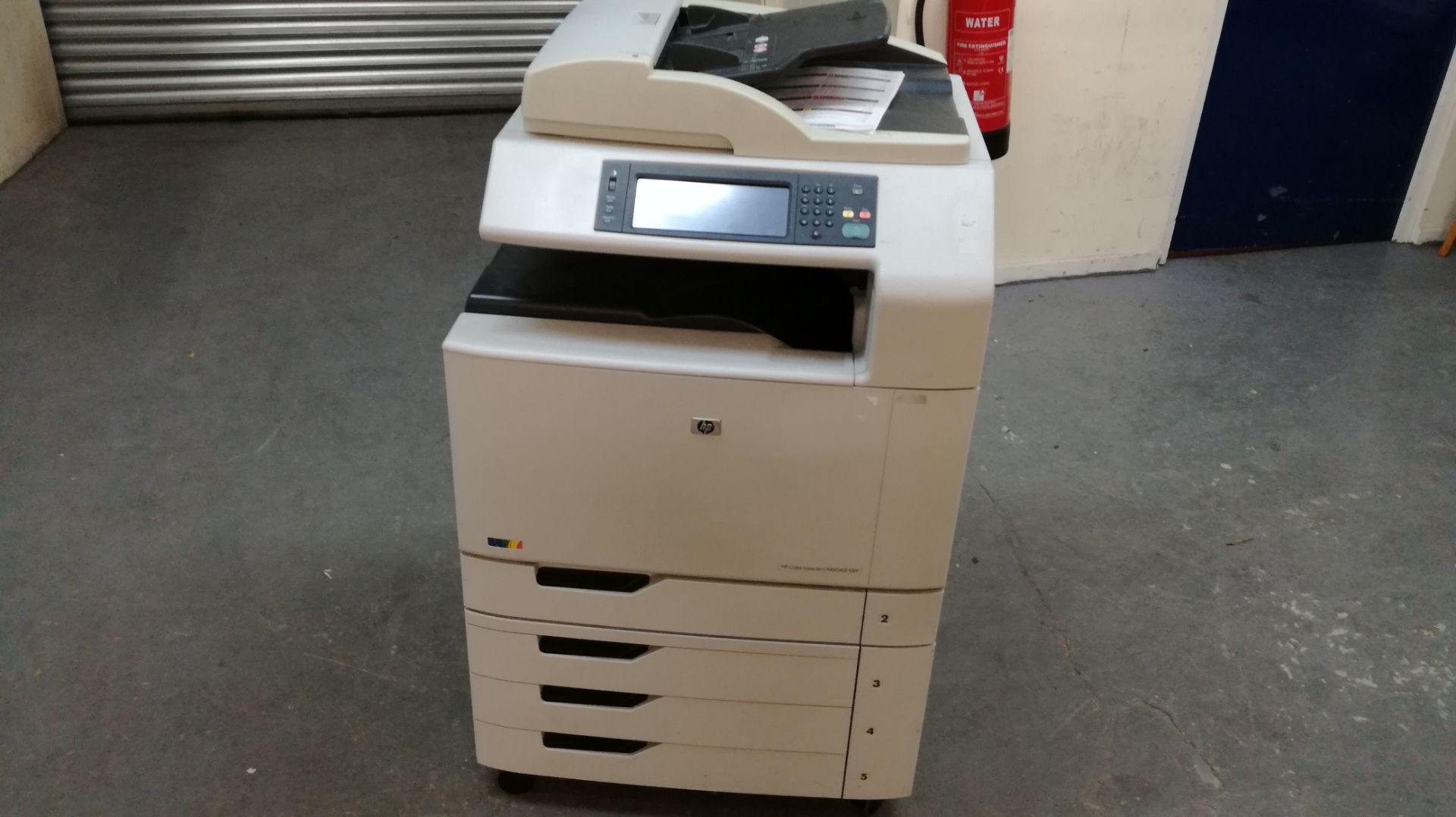 HP COLOUR LASERJET CM6040f MFP LASER PRINTER WITH TEST PRINT