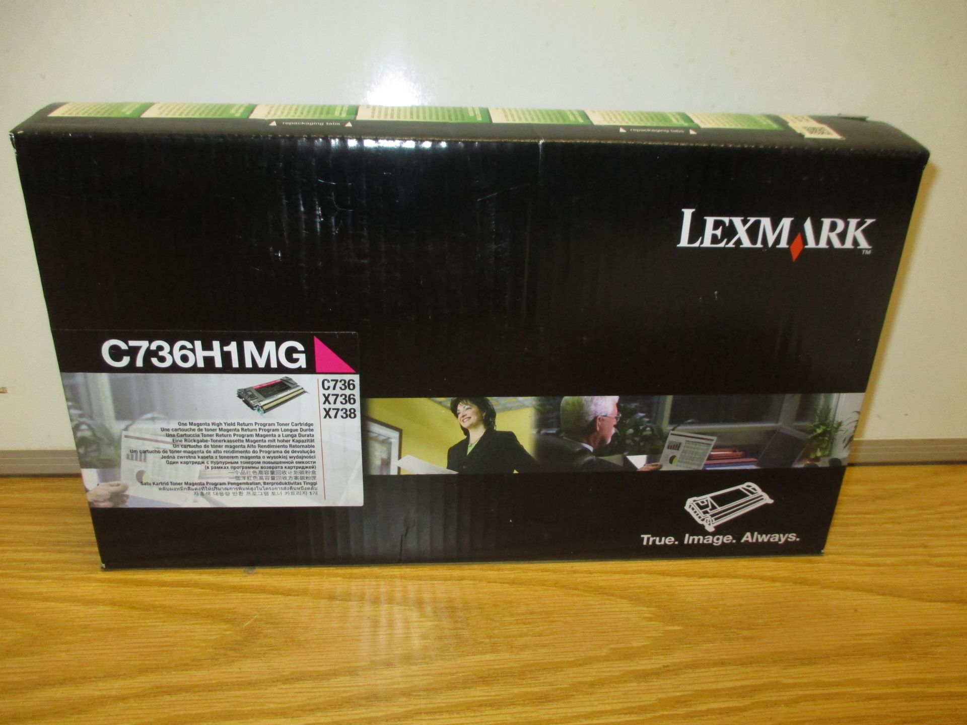 Genuine Lexmark C736H1MG Magenta Toner Cartridge for C736, X736, X738