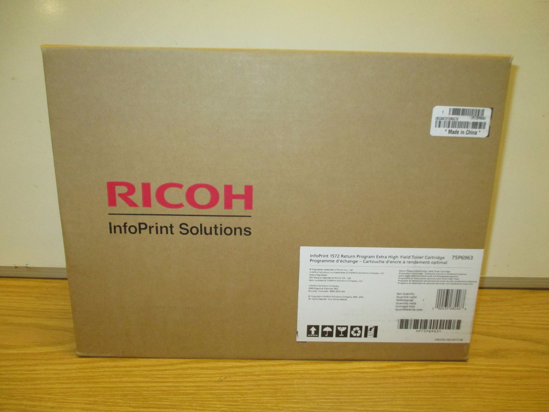 Genuine Ricoh Infoprint 75P6963 Extra High Yield Black Toner for 1572