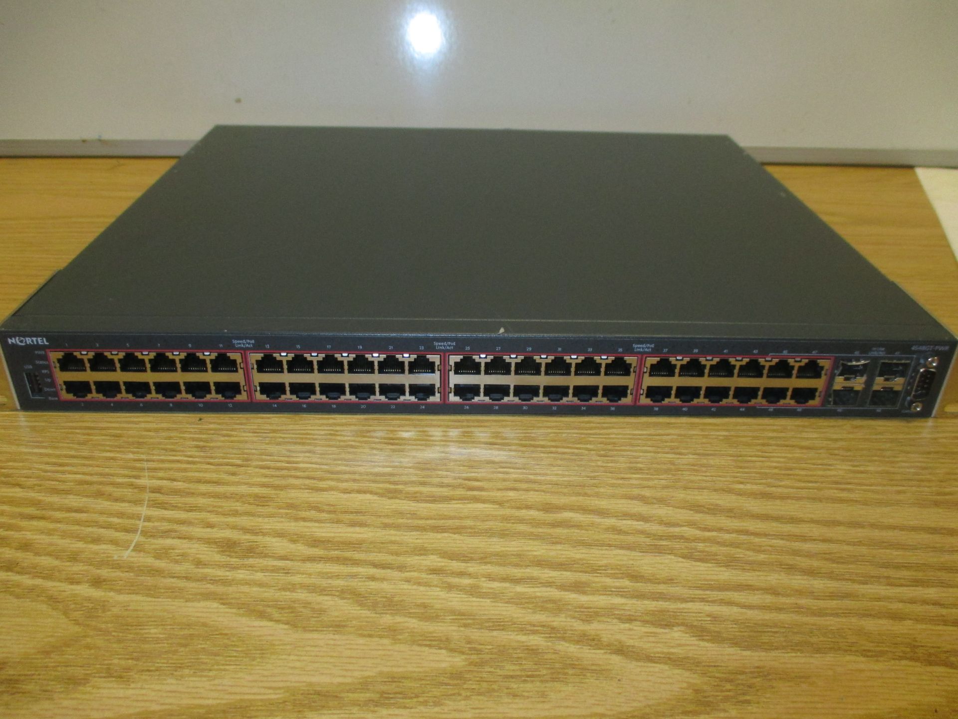 NORTEL 4548GT-PWR AL4500A14-E6 48-Port Gigabit 10/100/1000 PoE Switch