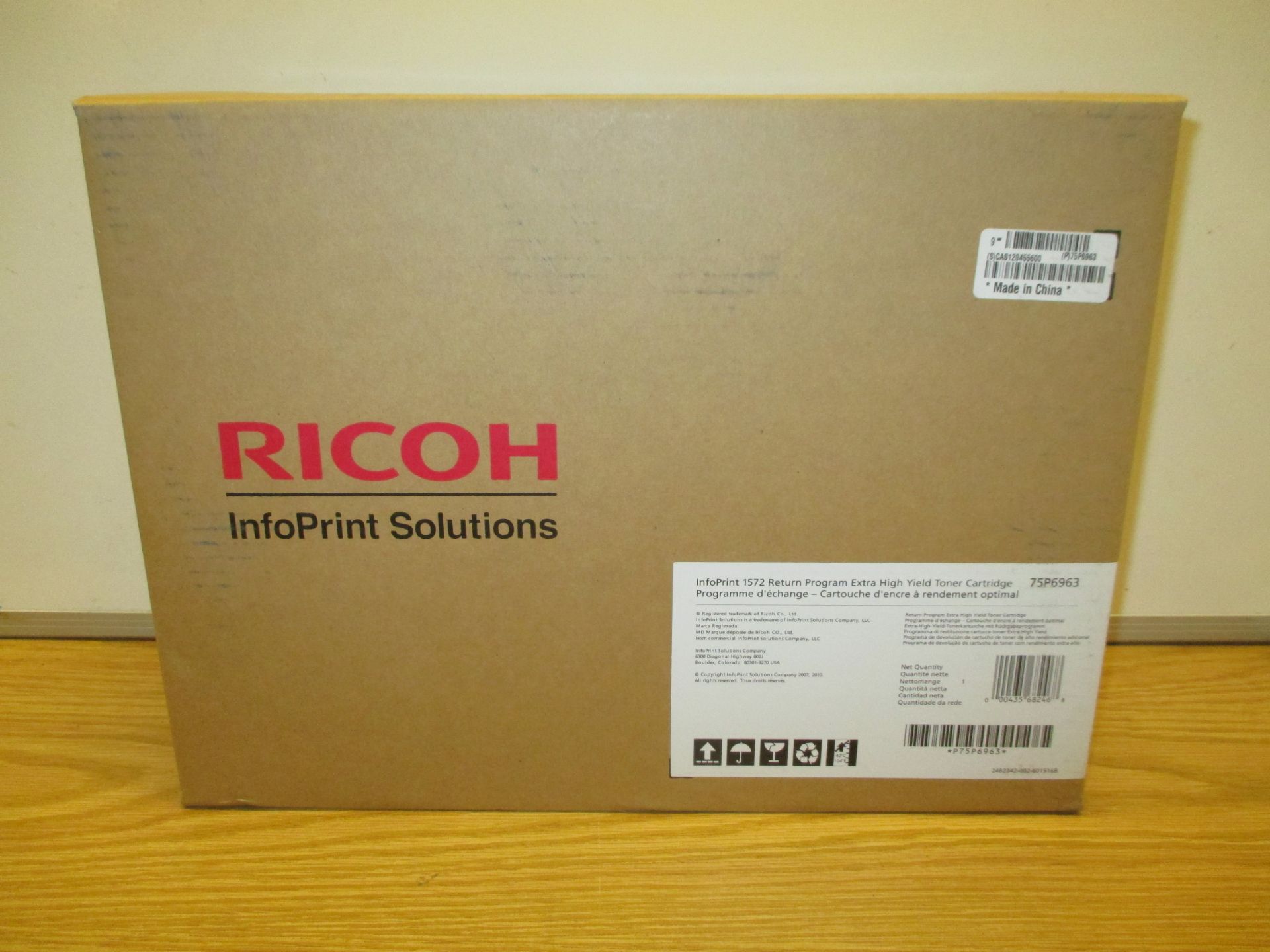 Genuine Ricoh Infoprint 75P6963 Extra High Yield Black Toner for 1572