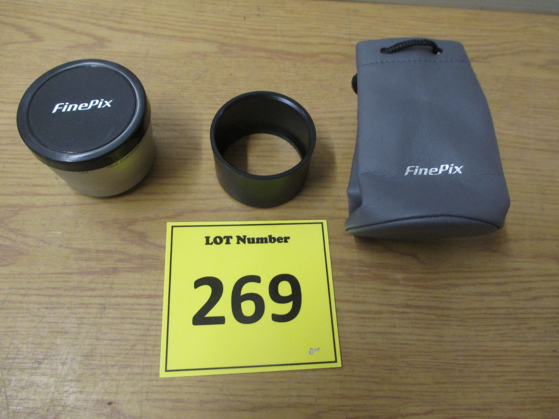 FUJIFILM FINEPIX 1.5X TELE CONVERSION LENS WITH 55MM ADAPTER RING AND FINEPIX LENS CASE