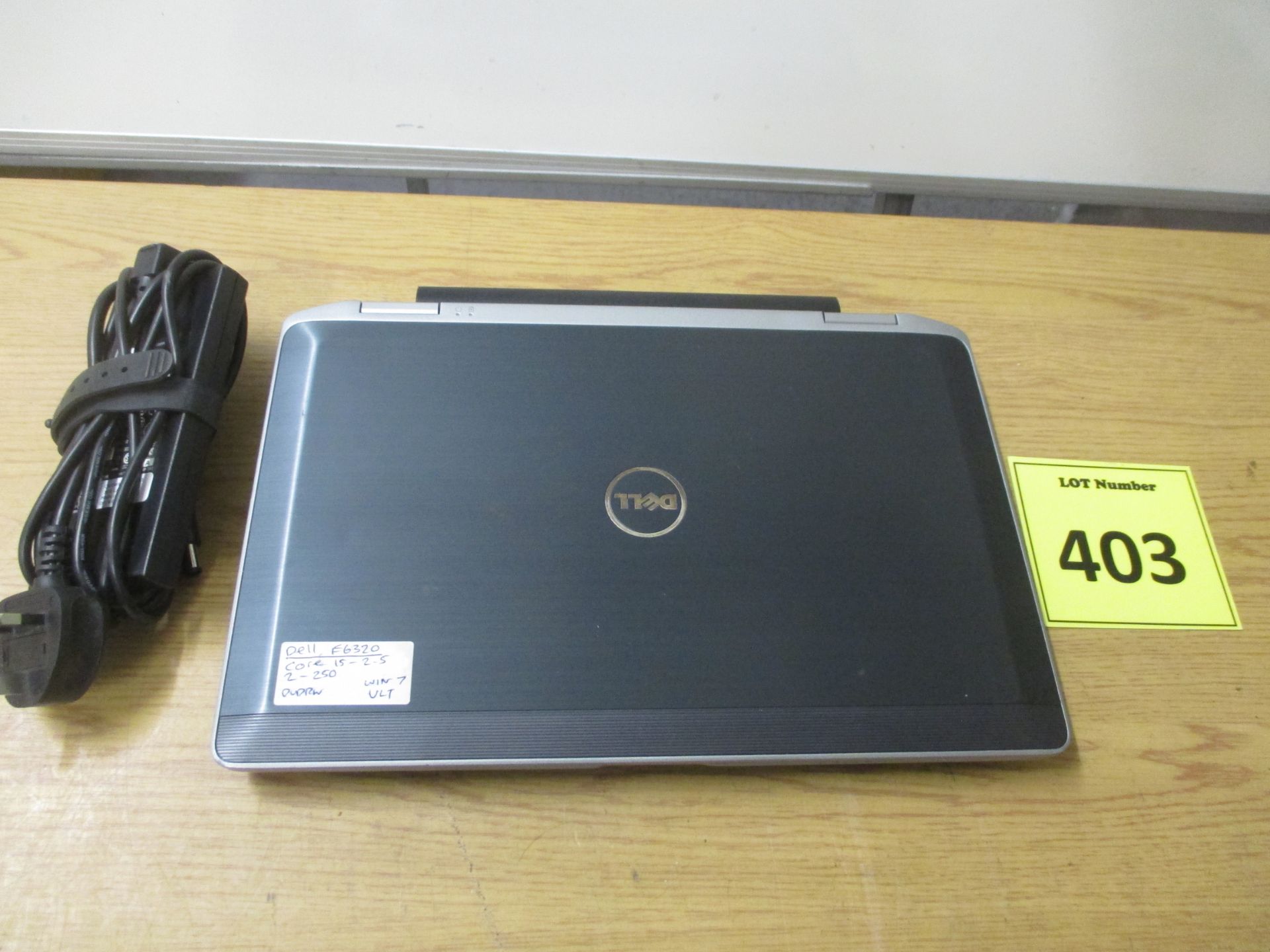 DELL LATITUDE E6320 CORE i5 LAPTOP. 2.5GHZ PROCESSOR, 2GB RAM, 250GB HDD, DVDRW, PSU & W7 ULT COA - Image 2 of 2