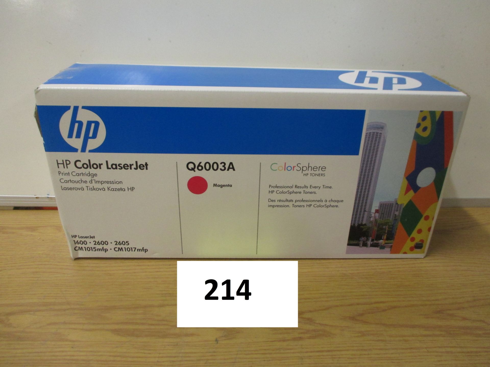 HP GENUINE ORIGINAL MAGENTA TONER CARTRIDGE Q6003A FOR HP LASERJET 1600, 2600,2605, CM1015mfp,