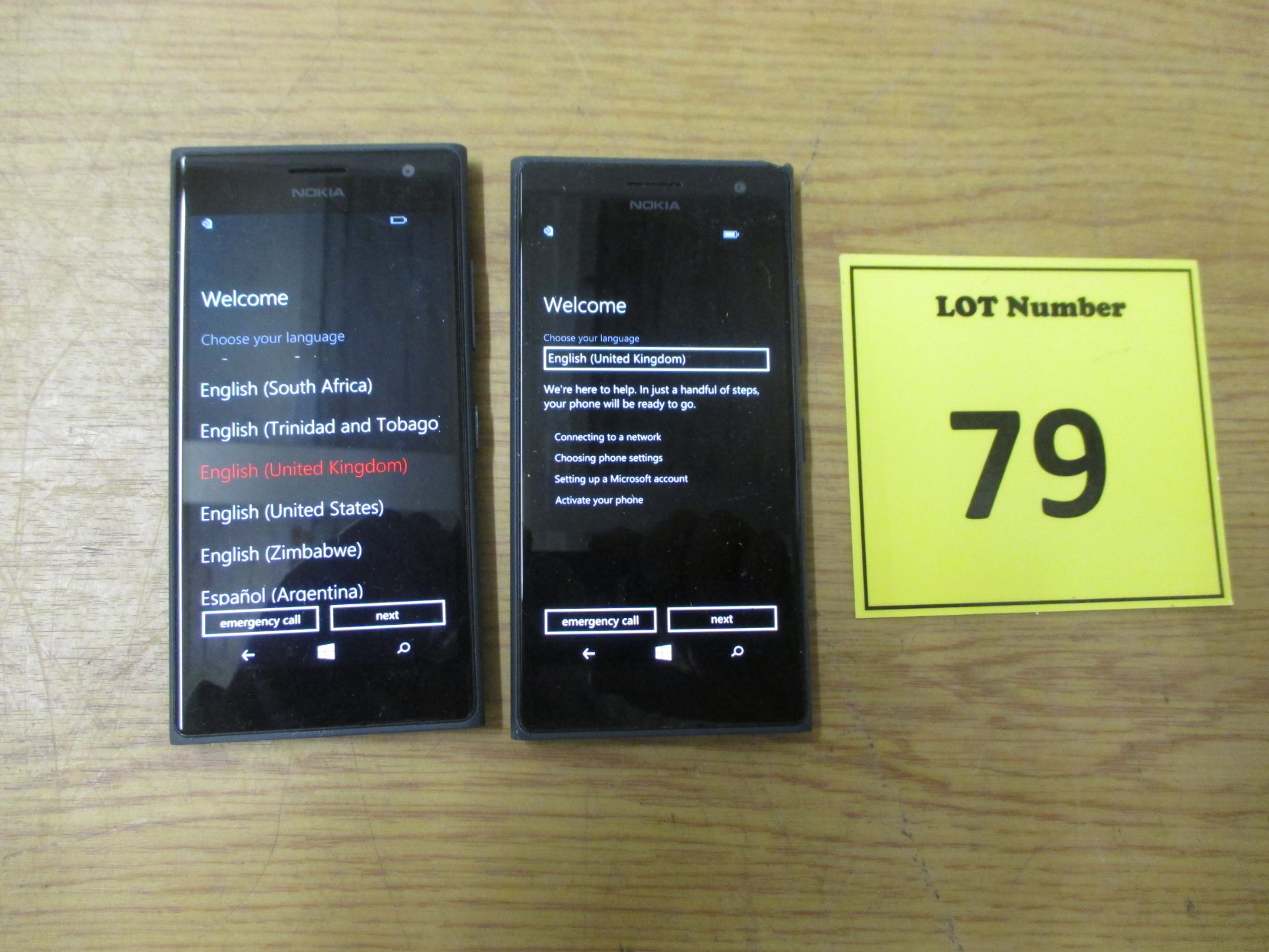 2 X NOKIA LUMIA RM-1038 WINDOWS SMARTPHONES