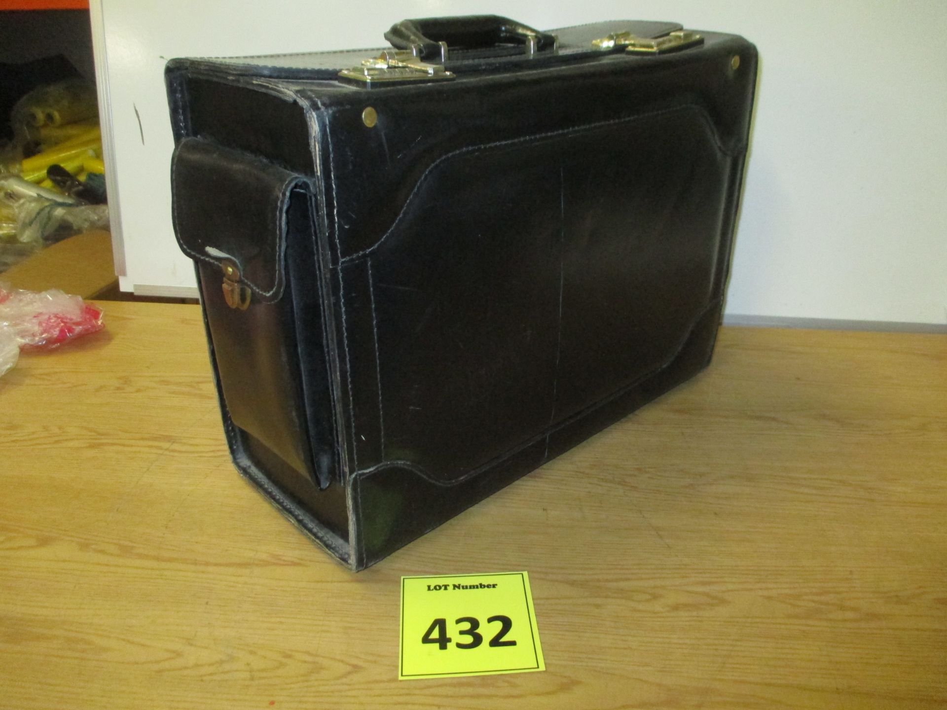 HIGH QUALITY ATTACHE CASE WITH COMBINATION LOCKS AND INSTRUCTIONS TO SET YOUR OWN CODE