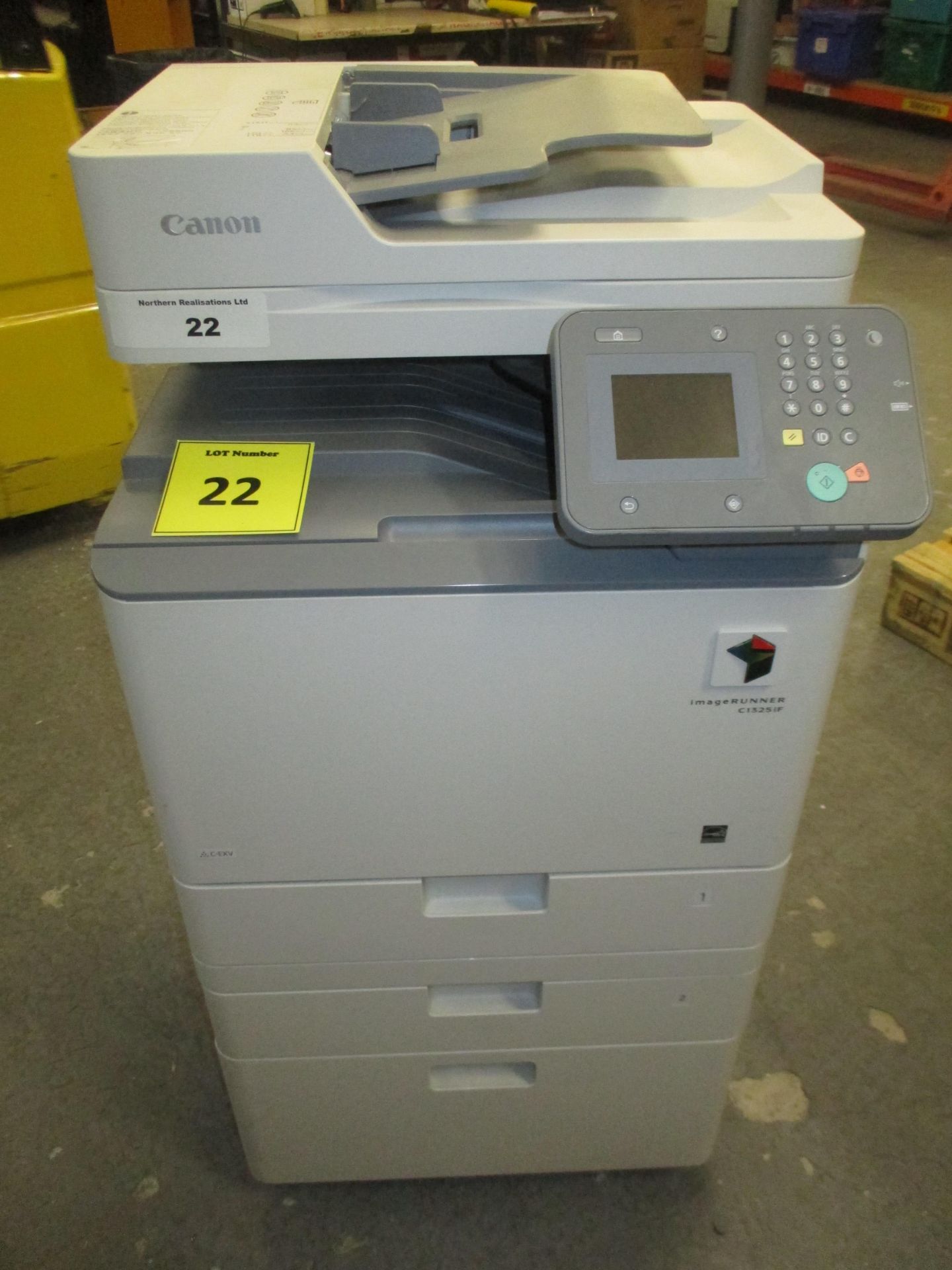 CANON IMAGERUNNER C1325iF MULTIFUNCTION COLOUR PRINTER/FAX/COPIER/SCANNER. WITH TEST PRINT