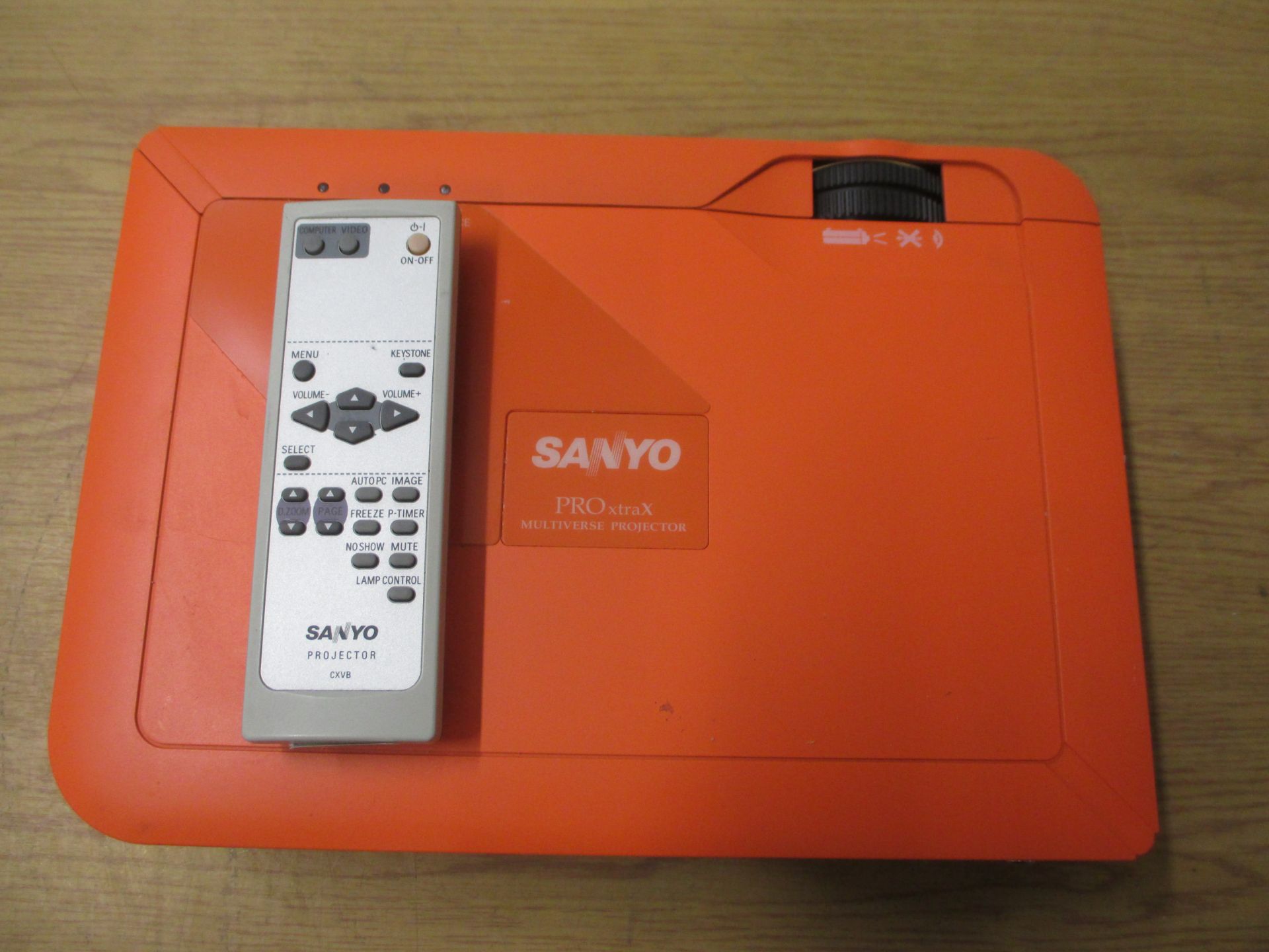 SANYO PRO xtraX Multiverse Projector. Model PLC-XE31. With Remote Control. Showing 1438 Lamp Hours - Image 2 of 3