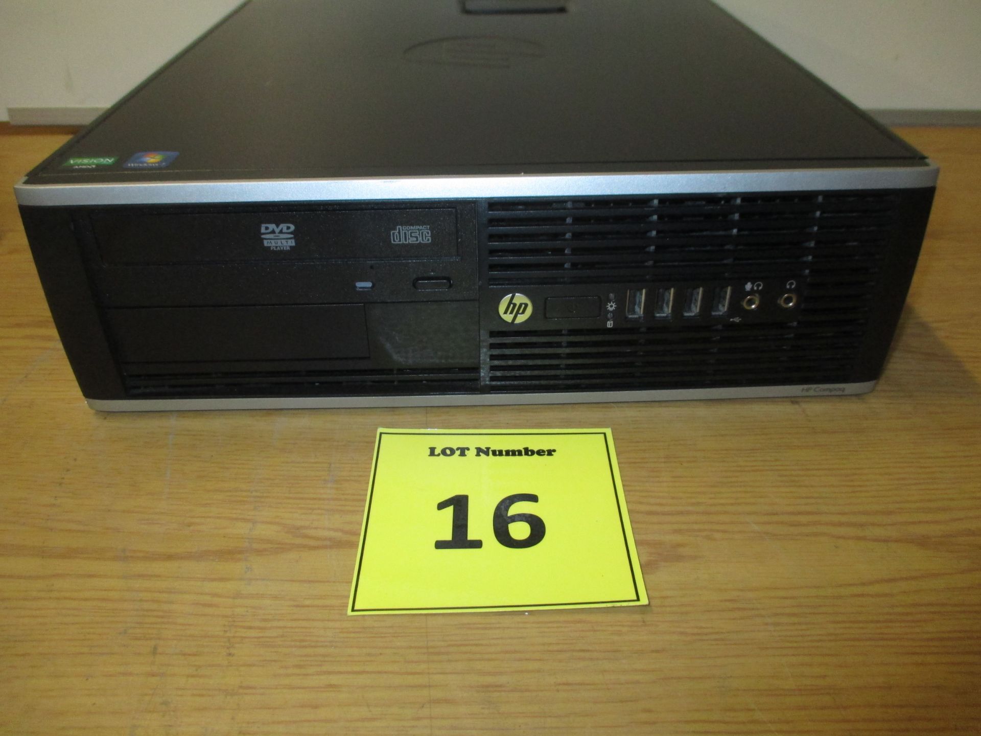 HP COMPAQ PRO 6305 SMALL FORM FACTOR COMPUTER. AMD A8 QUAD CORE 3.2GHZ PROCESSOR, 4GB RAM, 160GB