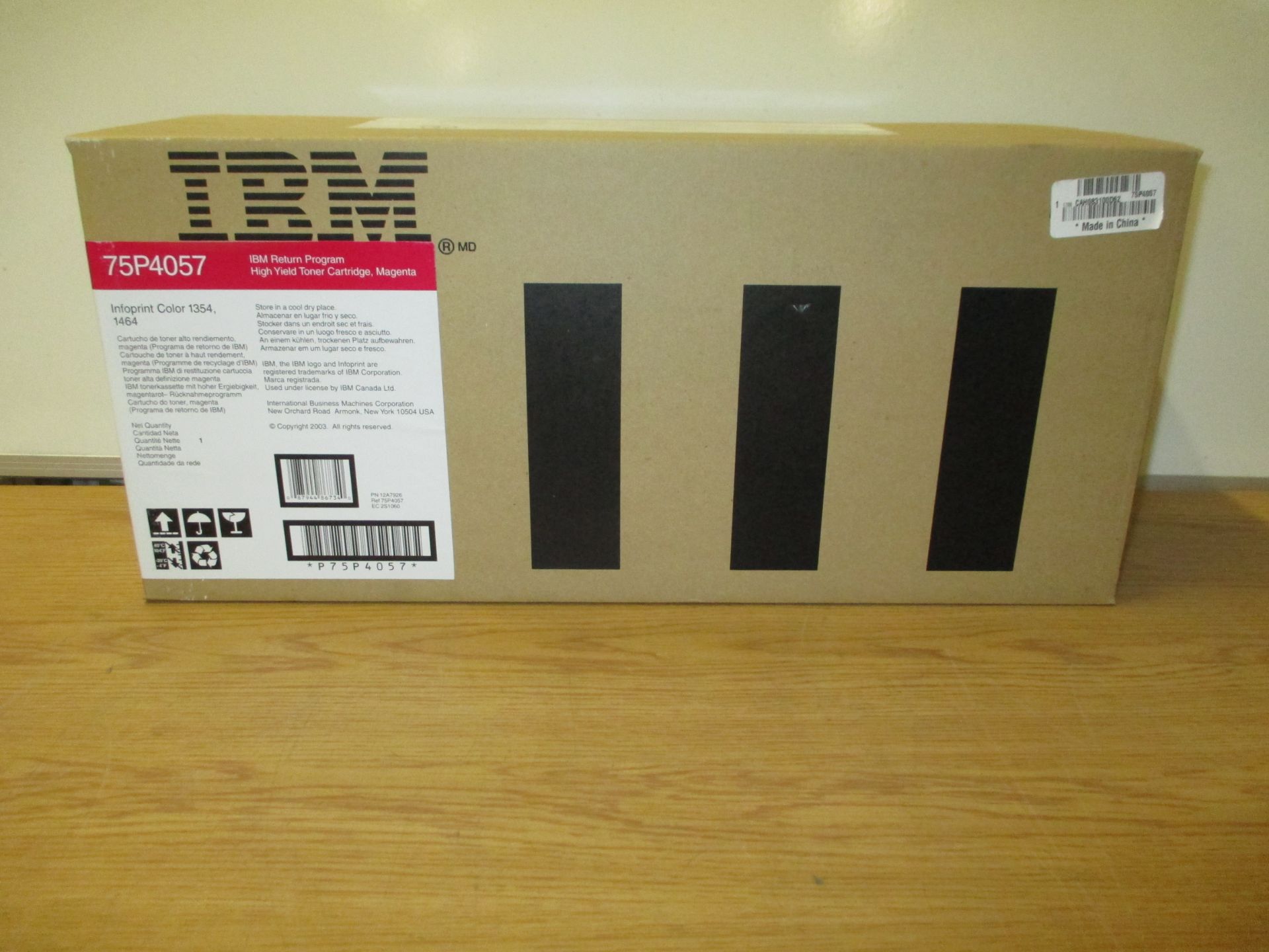 IBM Genuine 75P4057 Magenta Toner Cartridge for InfoPrint 1354, 1464