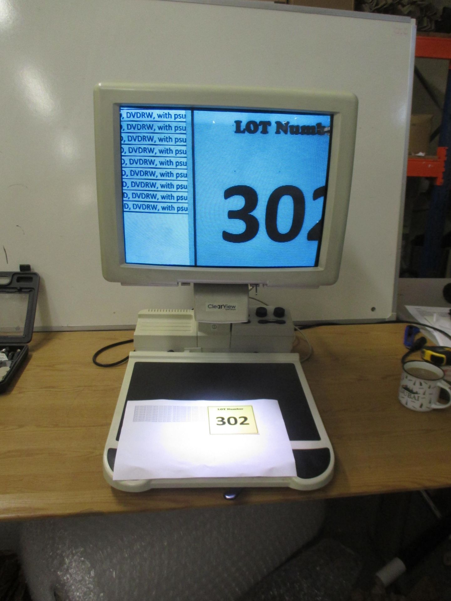 TIEMAN CLEARVIEW SPECTRUM FULLY ADJUSTABLE LOW VISION MAGNIFIER FOR THE VISUALY IMPAIRED. WITH 16" - Bild 2 aus 2