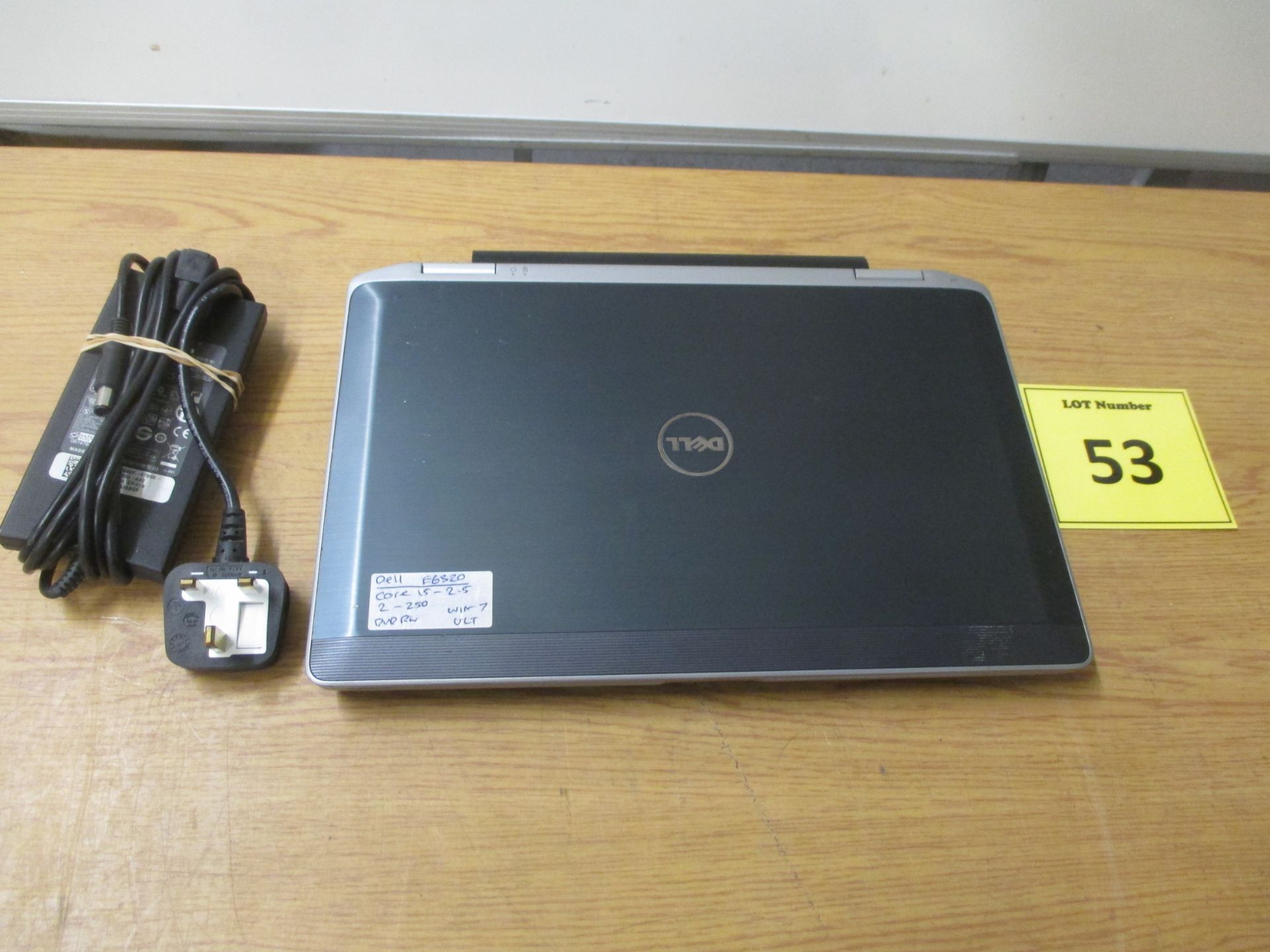 DELL LATITUDE E6320 CORE i5 LAPTOP. 2.5GHZ PROCESSOR, 2GB RAM, 250GB HDD, DVDRW, PSU & W7 ULT COA - Image 2 of 2