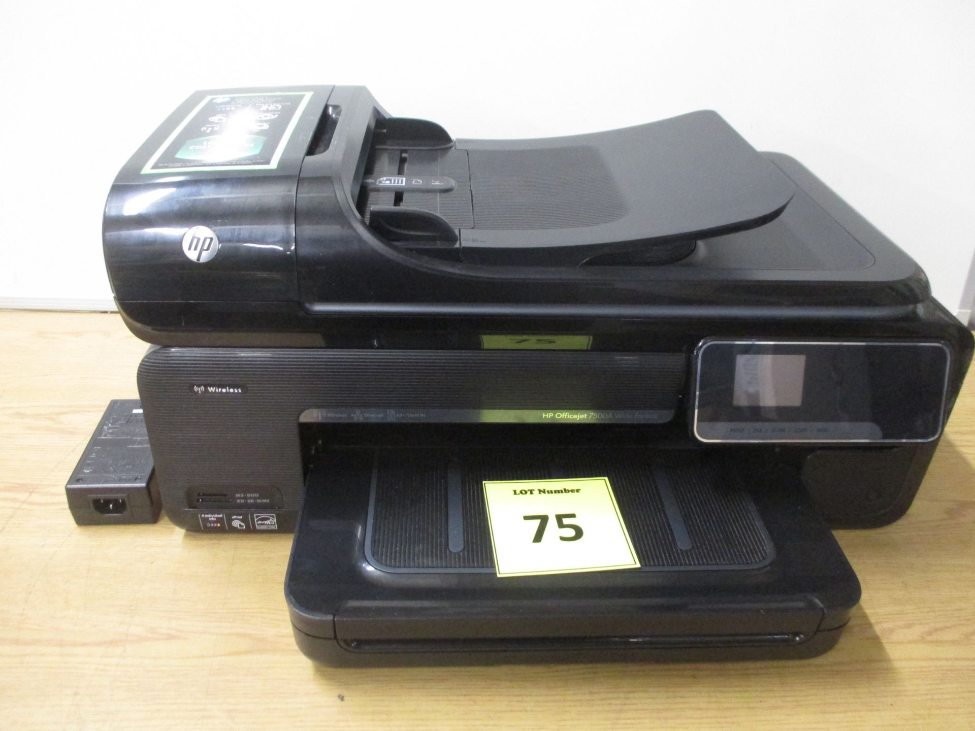 HP OFFICEJET 7500A WIDE FORMAT e-ALL IN ONE SERIES. PRINT/SCAN/COPY/FAX/WEB. WITH PSU