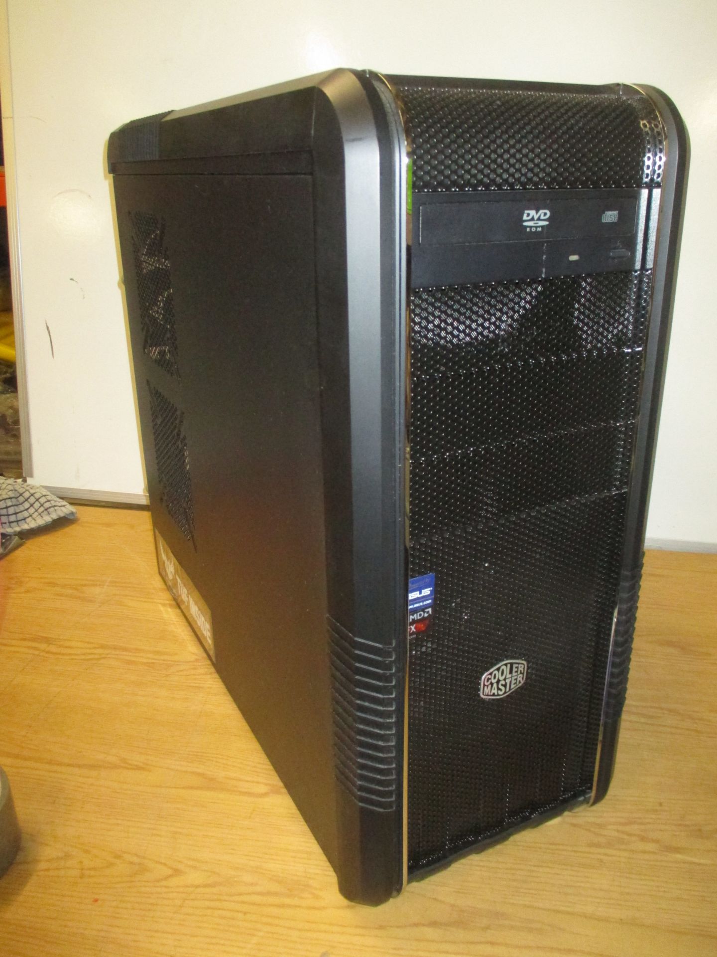 COOLMASTER TOWER COMPUTER. AMD FX6350 6 CORE 3900 PROCESSOR, 8GB RAM/750GB HDD. DVDROM. XFX PSU.