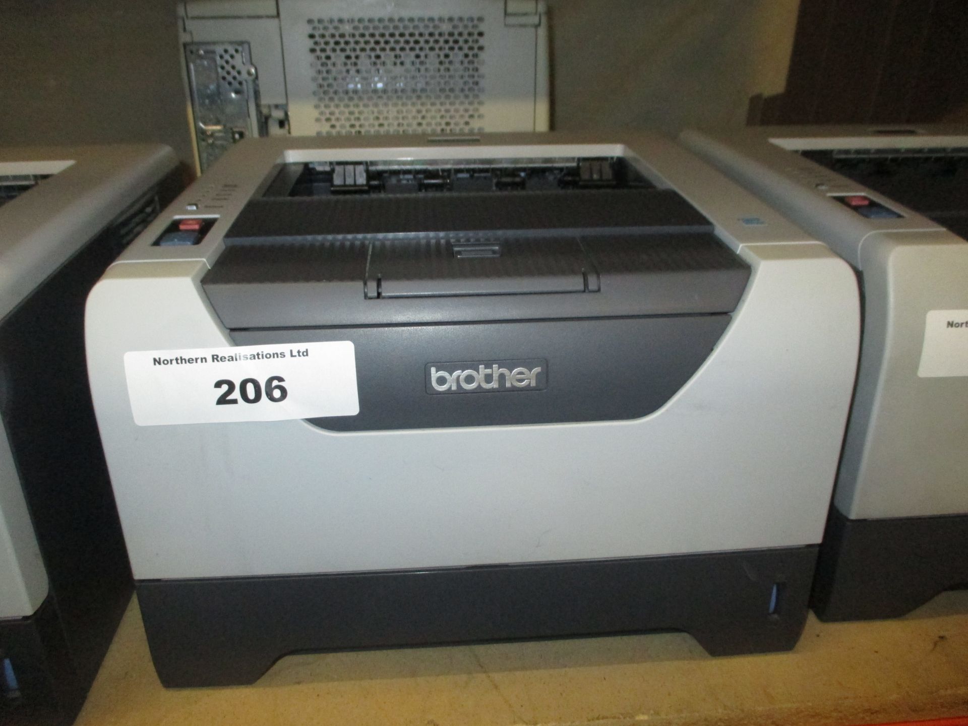 Brother HL-5340DN Laser Printer with test print, USB and Parallel ports