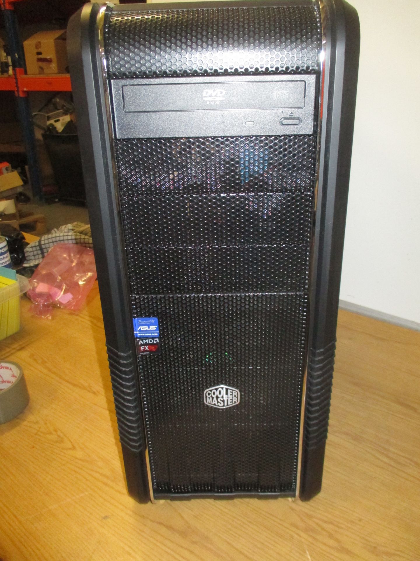 COOLMASTER TOWER COMPUTER. AMD FX6350 6 CORE 3900 PROCESSOR, 8GB RAM/750GB HDD. DVDROM. XFX PSU. - Image 2 of 5