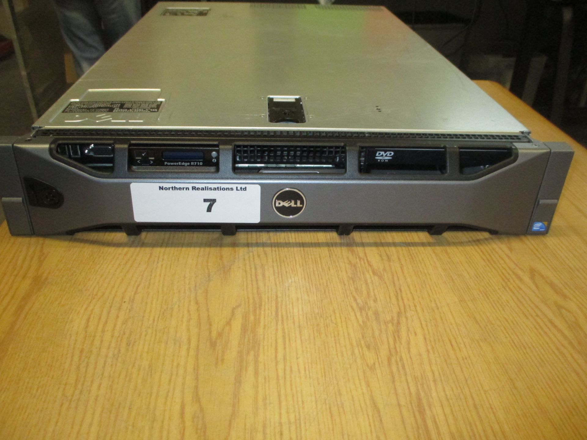 DELL POWEREDGE R710 2U RACKMOUNT FILE SERVER. 2 X SIX CORE 3.33GHZ PROCESSORS (X5680), 64GB RAM, 4 X