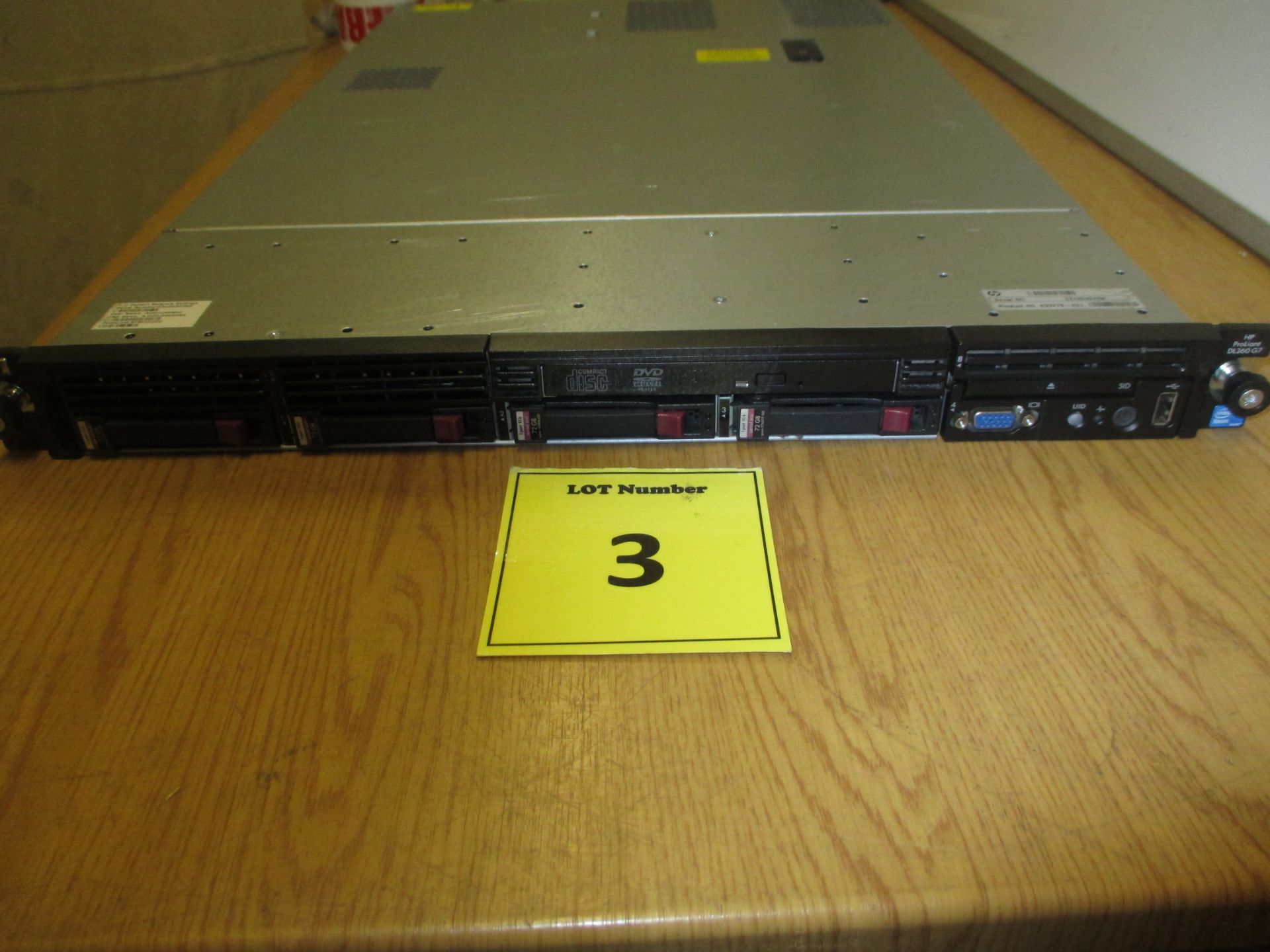 HP PROLIANT DL360 G7 1U RACKMOUNT FILESERVER. 2 X 12 CORE E5649 PROCESSORS @ 2,53GHZ, 60GB RAM, 4