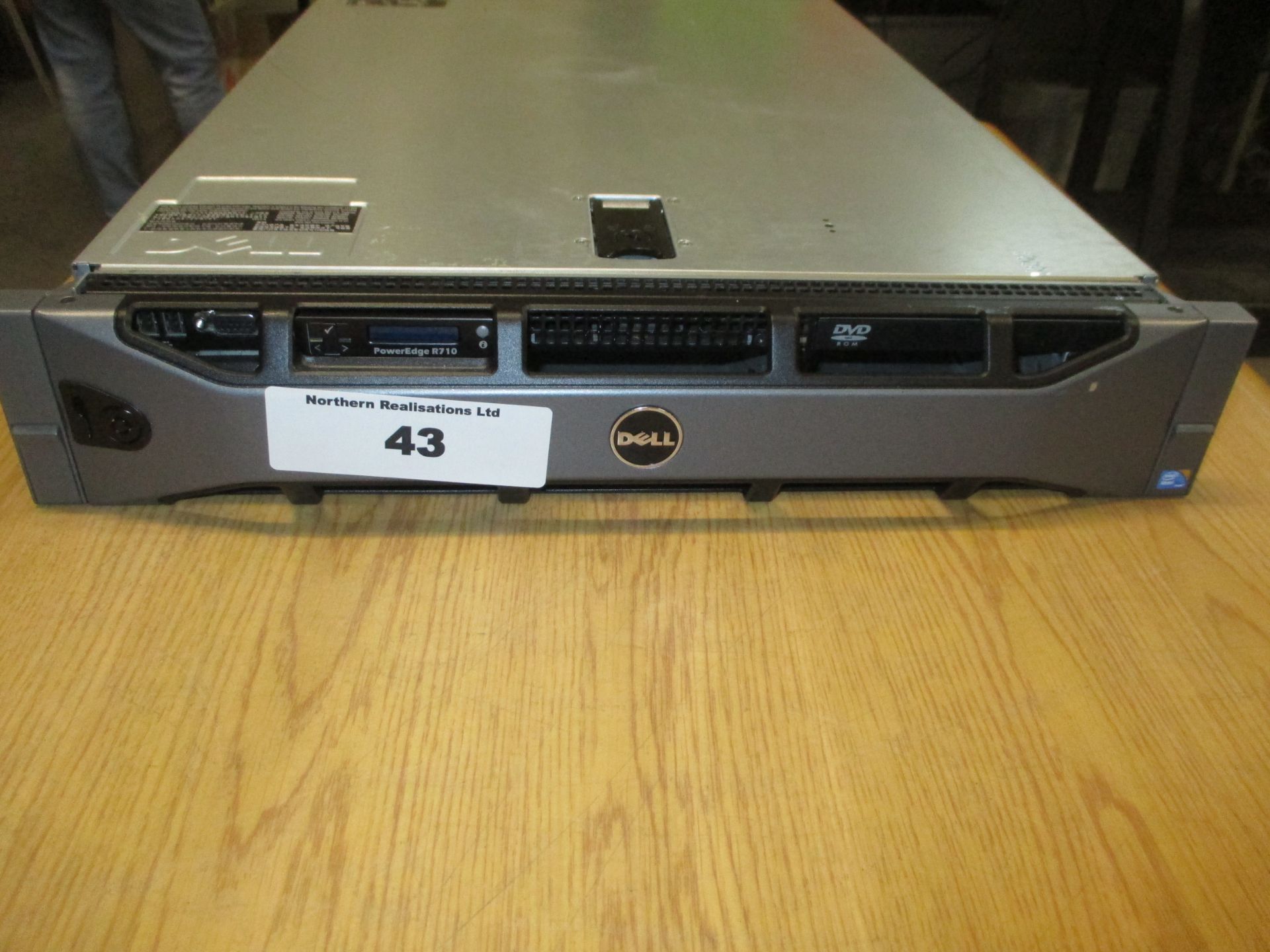 DELL POWEREDGE R710 2U RACKMOUNT FILE SERVER. 2 X QUAD CORE 2.93GHZ PROCESSORS (X5570), 32GB RAM,