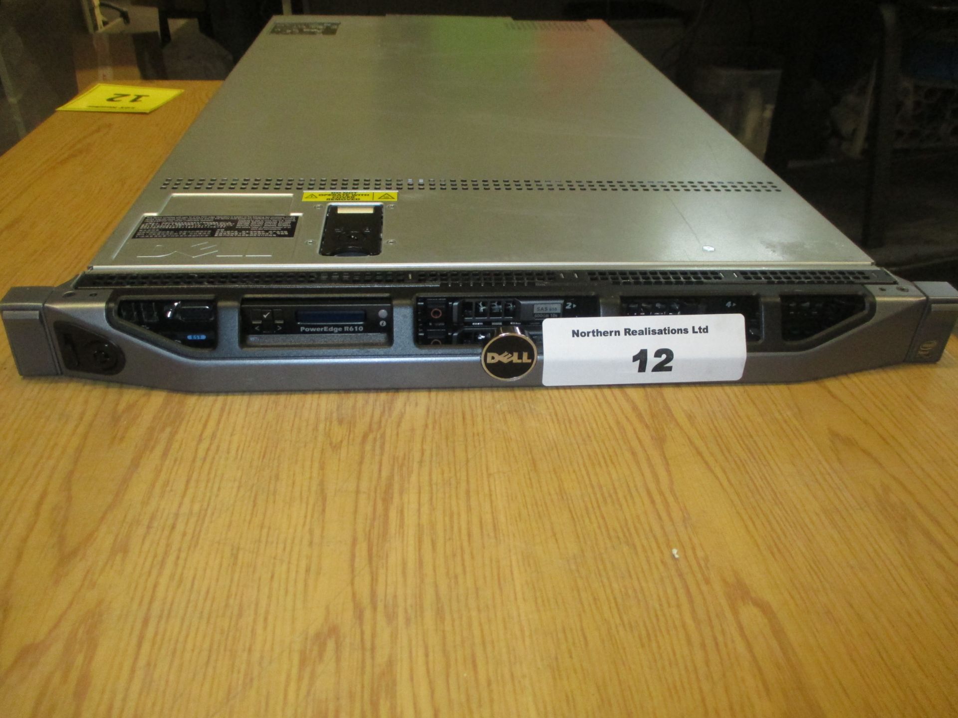 DELL POWEREDGE R610 1U RACKMOUNT FILE SERVER. 2 X QUAD CORE 2.4GHZ PROCESSORS (X5530), 64GB RAM, 2 X