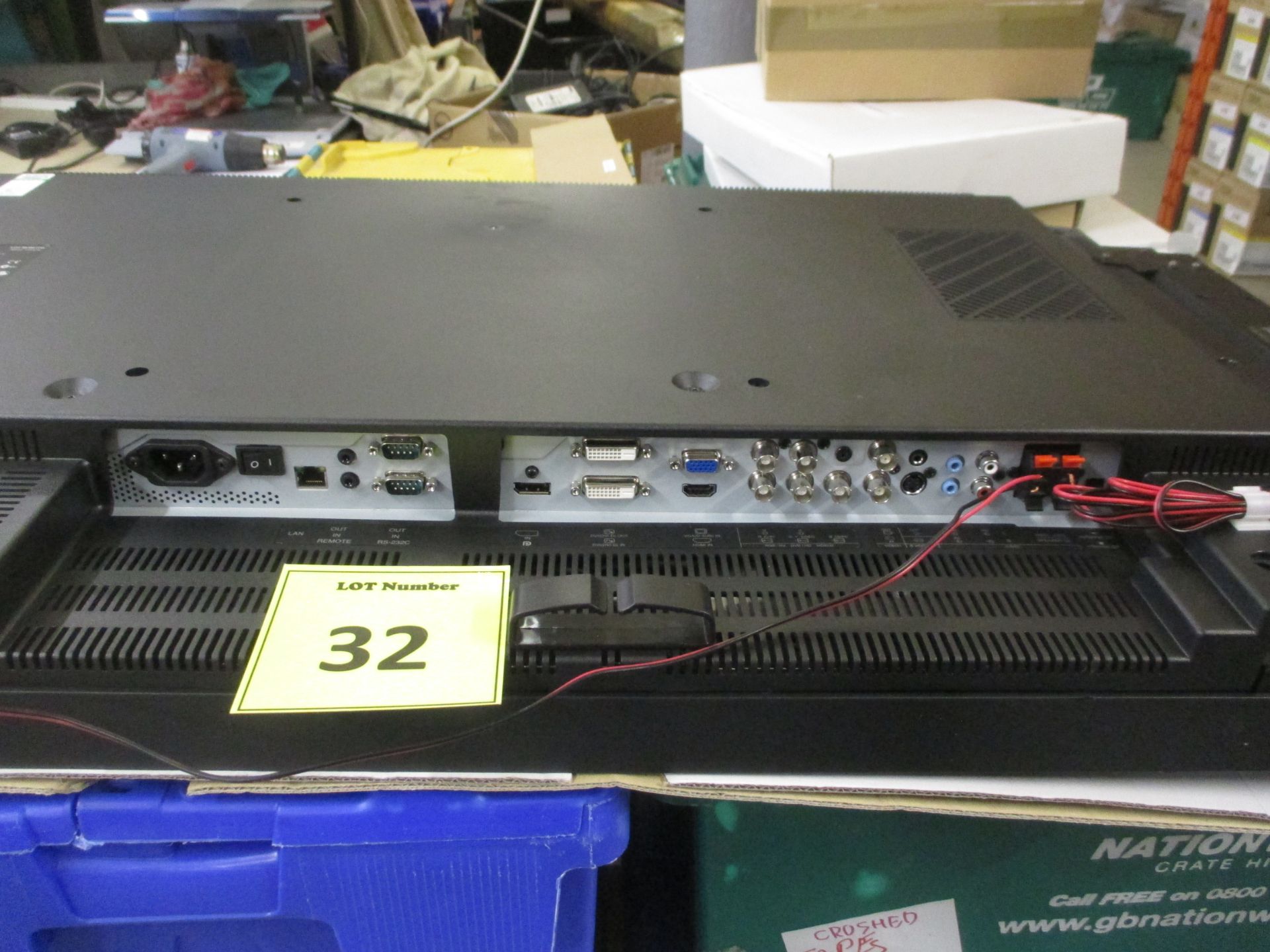 NEC 42"" MULTISYNC V422 LCD MONITOR. L42OUA WITH SPEAKERS ATTACHED (MODEL NEC SP-4046PV) & REMOTE - Image 5 of 5