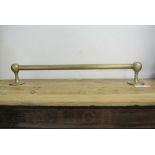 COLLECTABLES - A brass towel rail taken from a yac