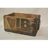 COLLECTABLES - A vintage wooden advertising crate