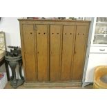 FURNITURE/ HOME - A fantastic& rare bank of 5 lock