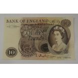COINS/ BANKNOTES - A Bank of England Ten Pounds no