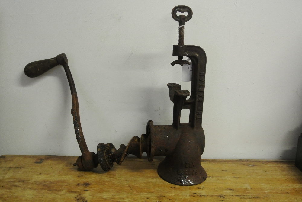 COLLECTABLES - A vintage industrial grinder by Spo