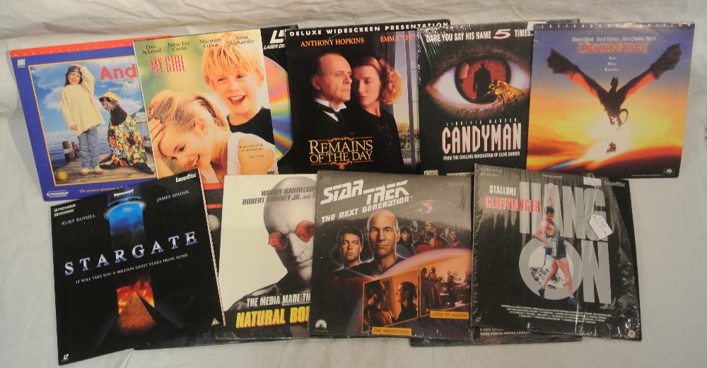 COLLECTABLES - A collection of 11 laser disc movie