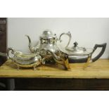 COLLECTABLES - A collection of 3 antique silver pl