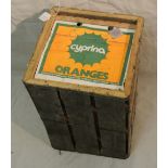 COLLECTABLES - A vintage wooden orange/ fruit crat