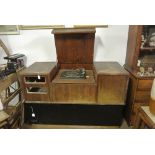 AUDIO EQUIPMENT - A large vintage record cabinet w