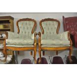 FURNITURE/ HOME - A stunning pair of Victorian spo