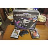 VIDEO GAMES - An vintage Sega Mega Drive in origin