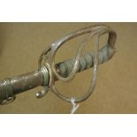 MILITARIA - A late Victorian Artillery dress sword