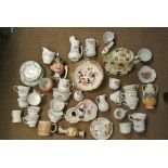 CERAMICS - A large collection of ceramic pieces to