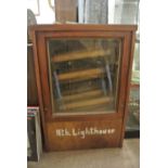 COLLECTABLES - An interesting vintage wood & glass