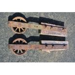 COLLECTABLES - A stunning pair of large industrial