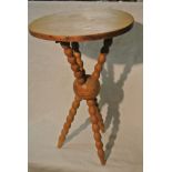 FURNITURE/ HOME - A vintage pine table on decorati