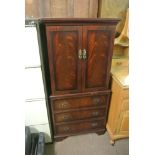 FURNITURE/ HOME - A mahogany cocktail cabinet with