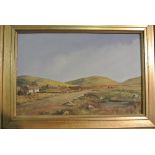 ARTWORK - A framed oil on board landscape painting by Irish Artist D Dale