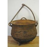 COLLECTABLES - An antique cast iron cauldron/ pot