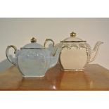 CERAMICS - A collection of 2 antique Sadler ceramic teapots