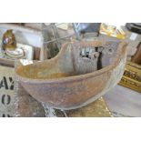 COLLECTABLES - A vintage industrial cast iron catt