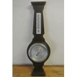 COLLECTABLES - A wall mounted barometer & thermome