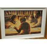 LEO CASEMENT - An original framed oil painting by