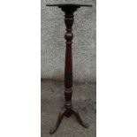 FURNITURE/ HOME - An antique carved pedestal on tr