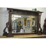 FURNITURE/ HOME - An antique wooden Art Nouveau st